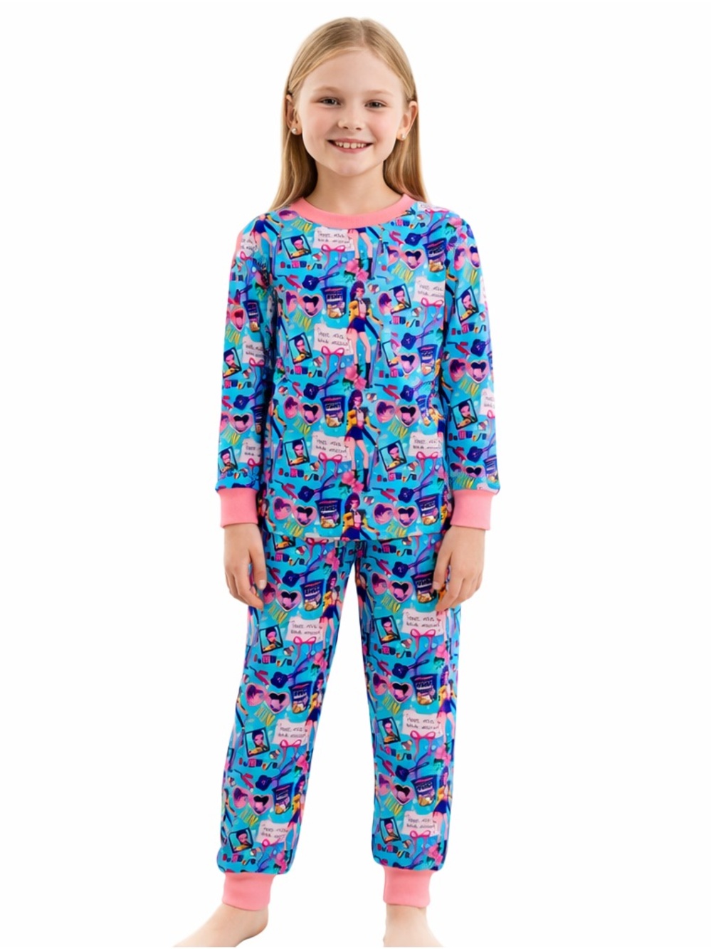 Boutique Bamboo Pajama Set Girls 10Y Kpop Demon Hunters 2Pc Soft Stretch